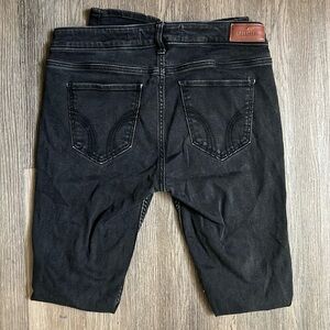 Hollister black skinny jeans